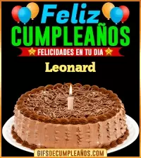 GIF Felicidades en tu día Leonard